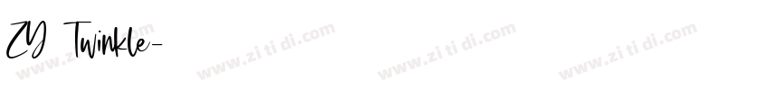 ZY Twinkle字体转换
